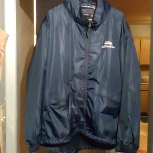 Men's Dunbrooke Navy Seattle Seahawks Sportsman Waterproof Packable Zip Jacket